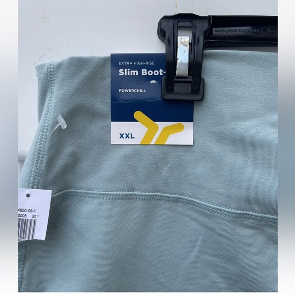 Old navy NWT teal aqua extra high rise slim bootcut leggings size XXL - Picture 2 of 8